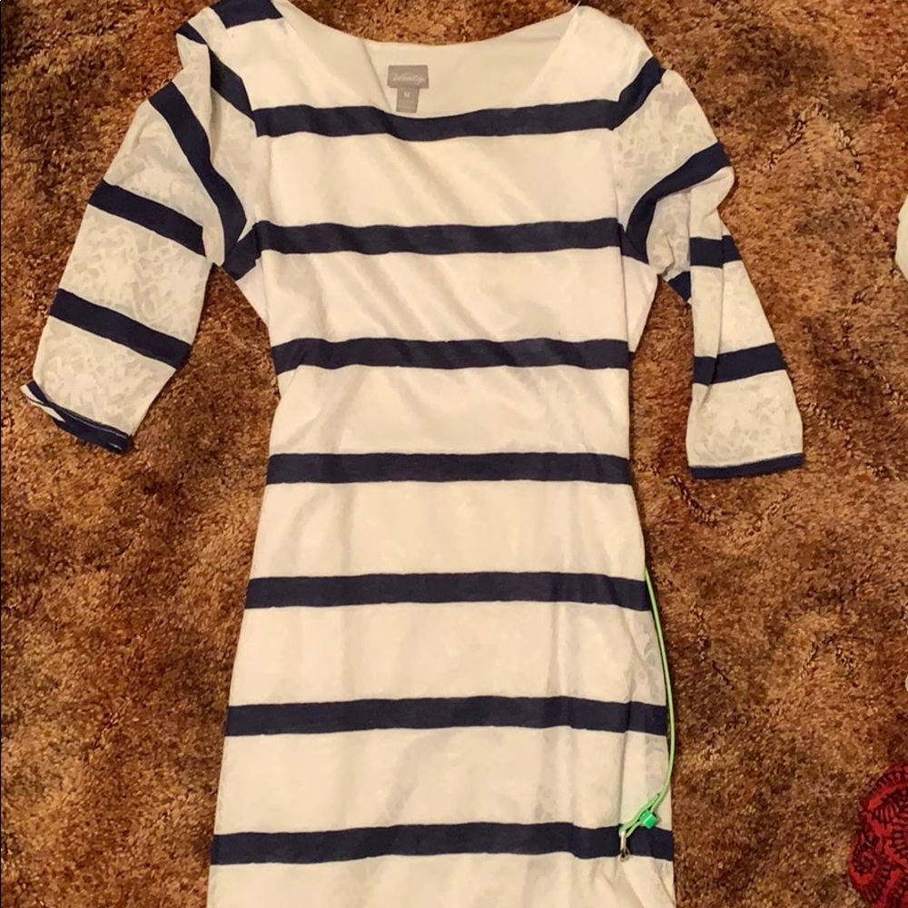 Vanity lace blue/white dress